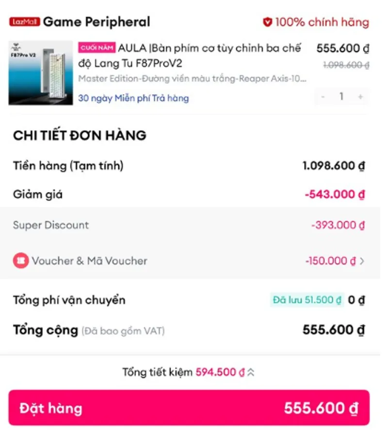 Bàn phím Aula giảm 50%💥