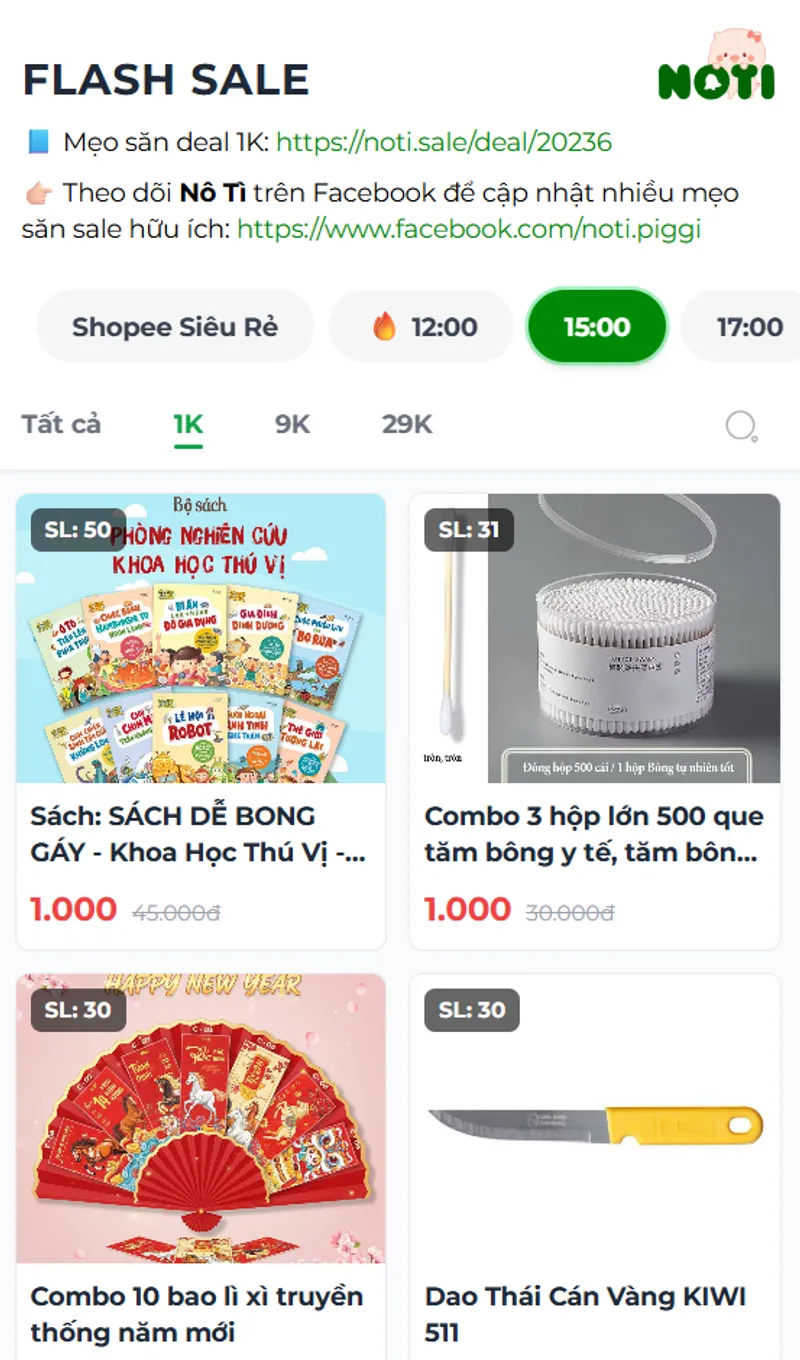 Dzựt deal 1K Shopee tiếp nào!