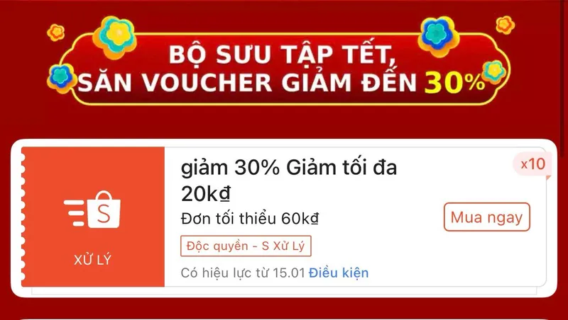 Mã Shope giảm 30%‼️