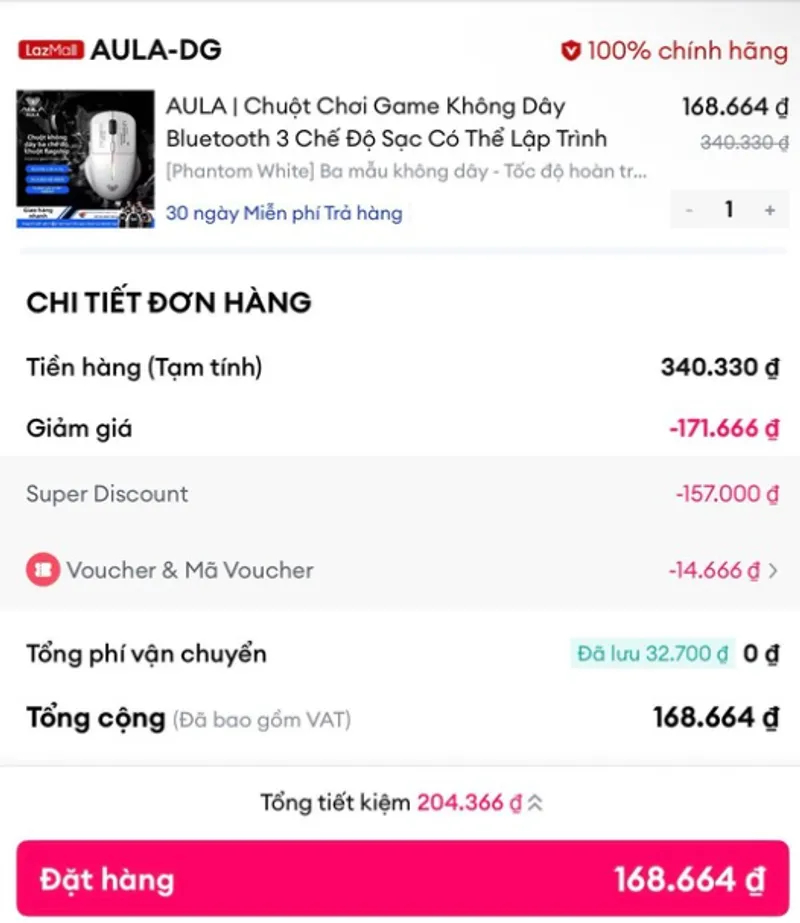 Chuột AULA chỉ 168K🔥