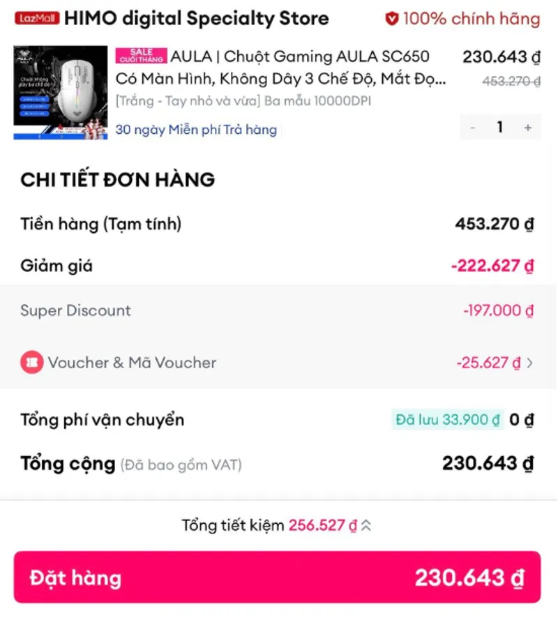 Chuột Aula chỉ 230K🔥