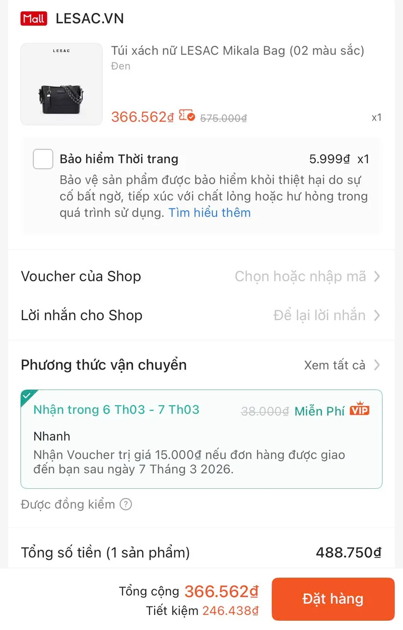 👜 Túi LESAC giảm hơn 100K - 2