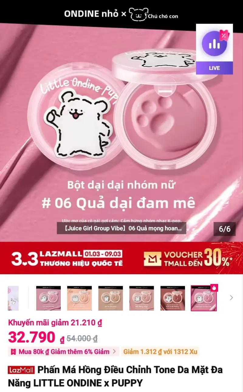 🌸Má hồng Little Ondine chỉ 32K - 2