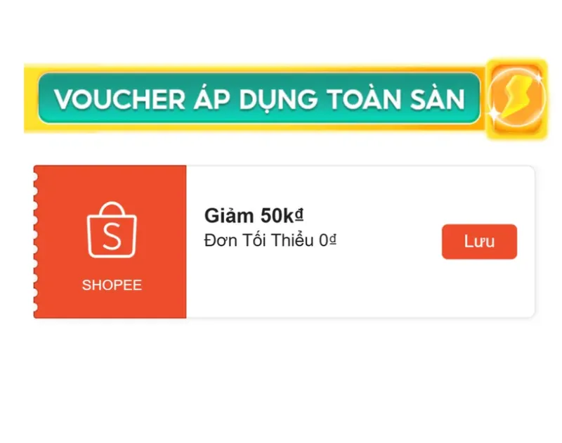 🔥Lẹ! Mã 50K/0đ Shopee