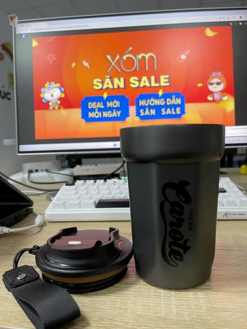 Ly giữ nhiệt Carote giảm 50% giá - 2