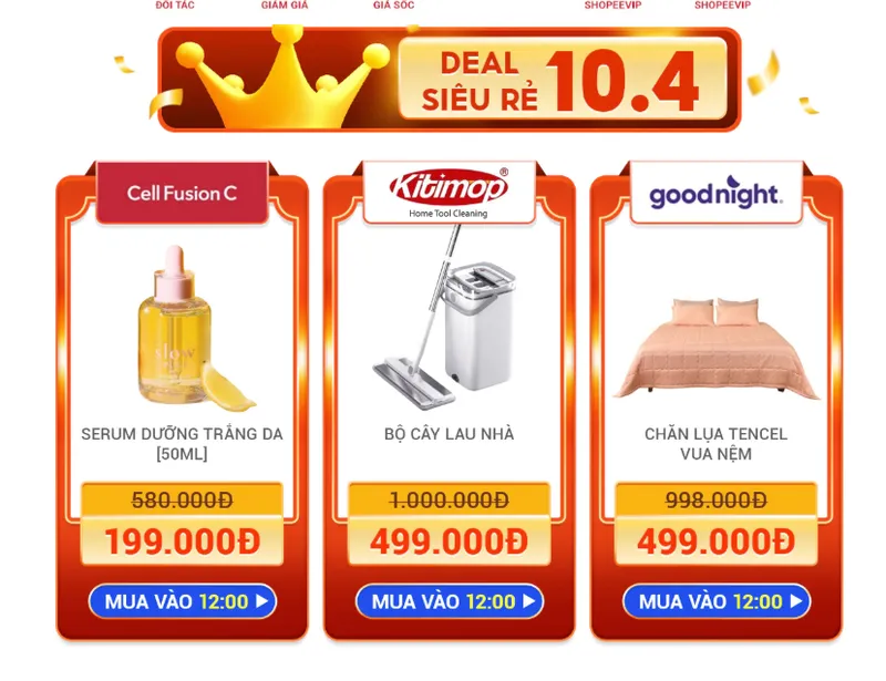 Deal Shopee VIP đồng giá