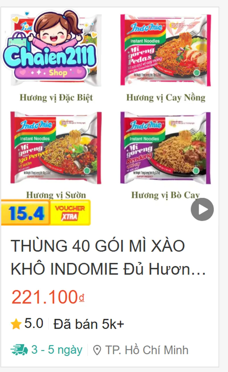 Thùng mỳ trộn chỉ 168K - 2