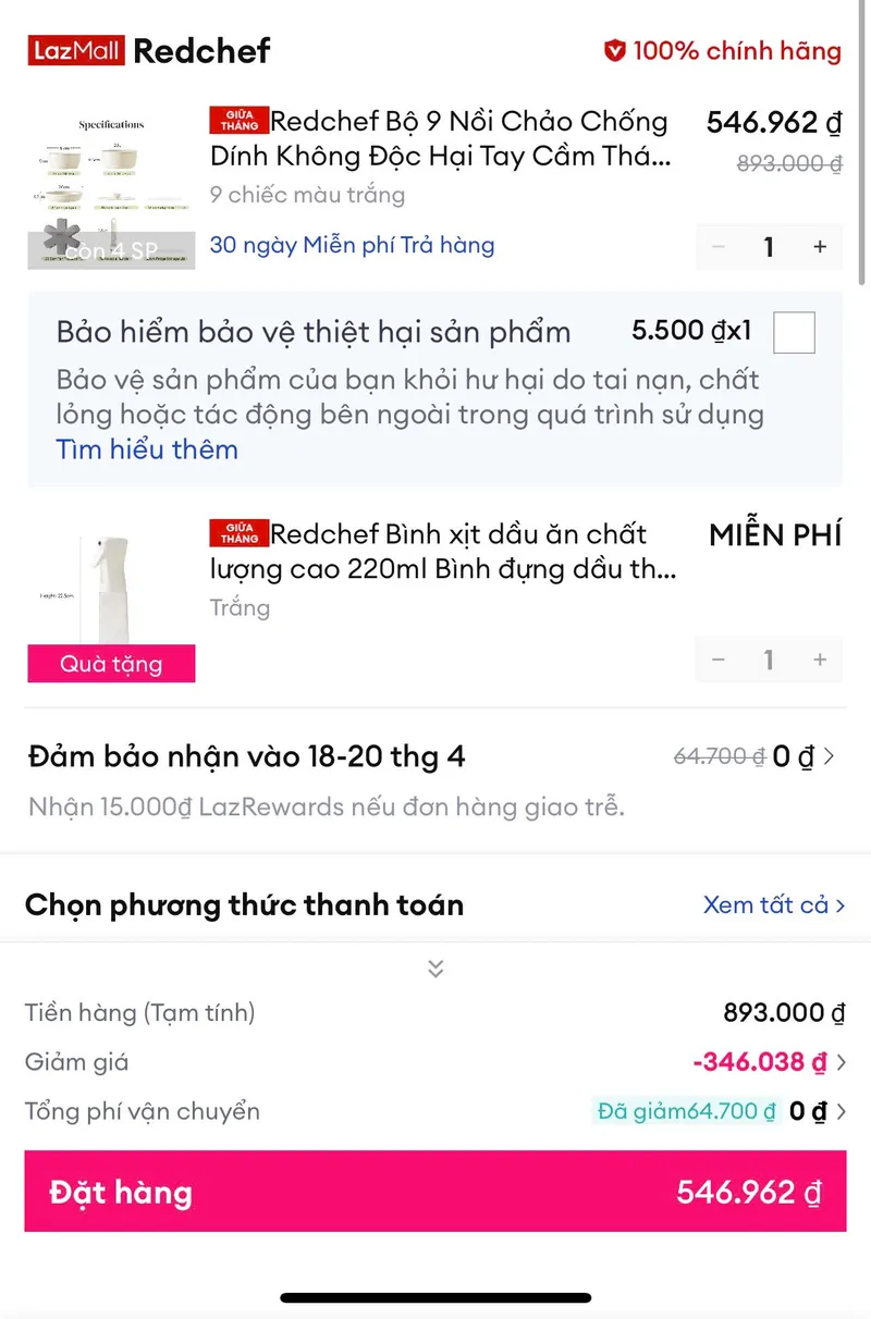 Nồi chảo Redchef best choice!