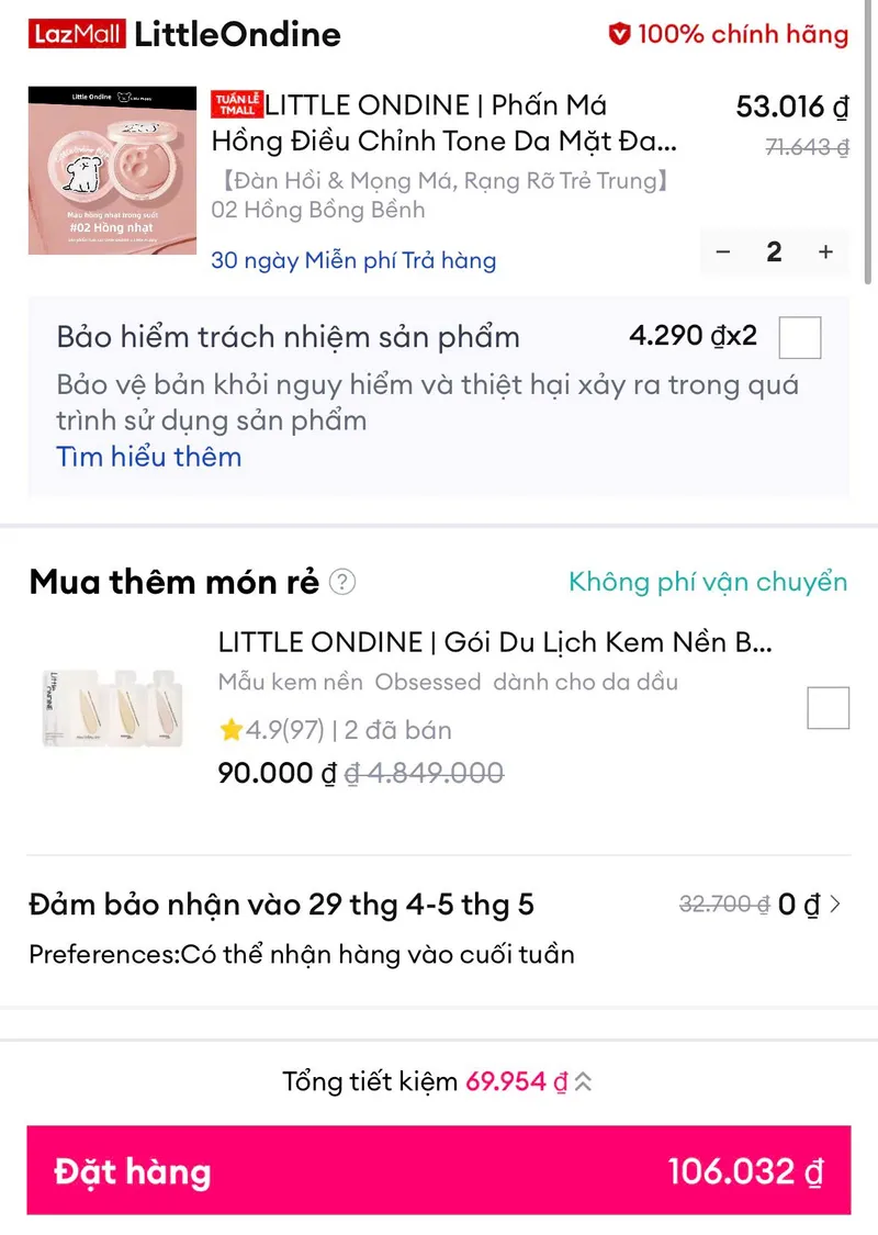 Mỹ phẩm dễ thương dùng ko tốt ?