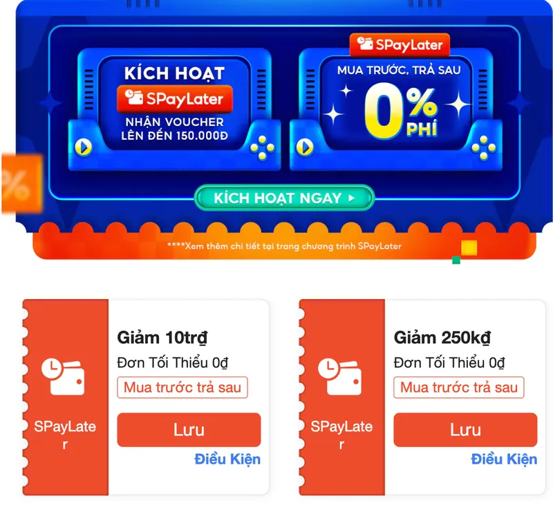 Voucher Shopee giảm 10TR/0Đ