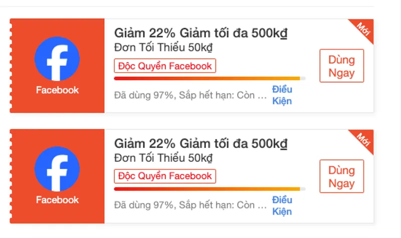 Mã giảm 22% sắp hết lượt!