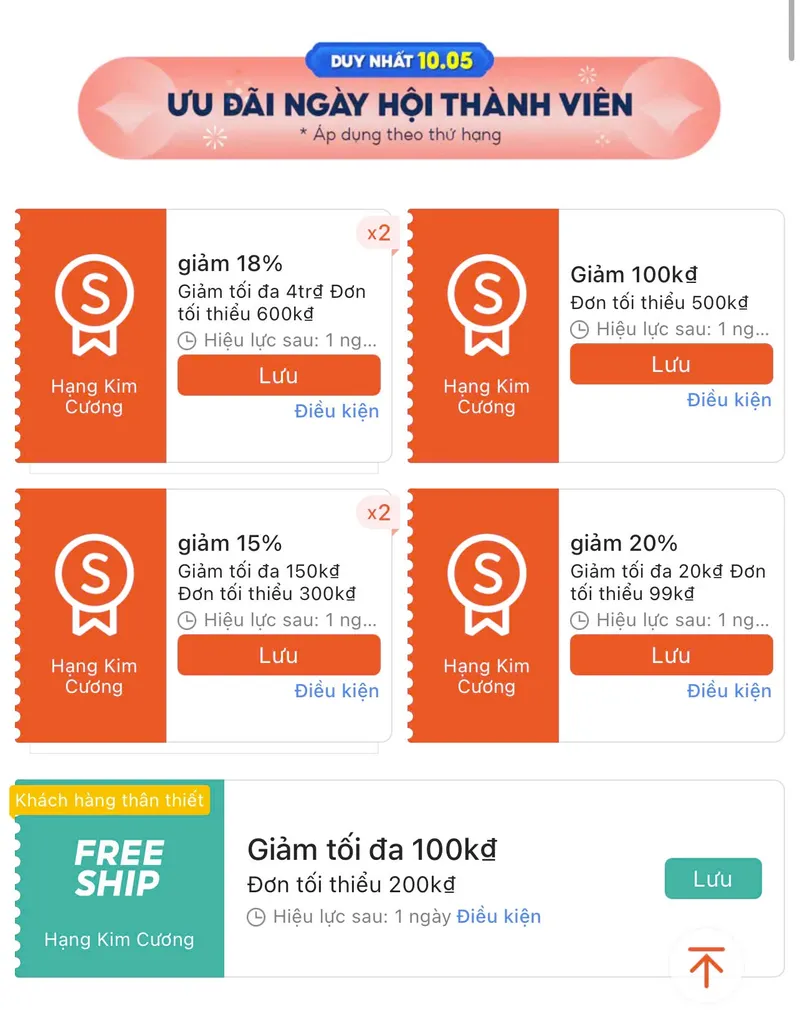Hoàn 800K xu + Voucher 4 triệu