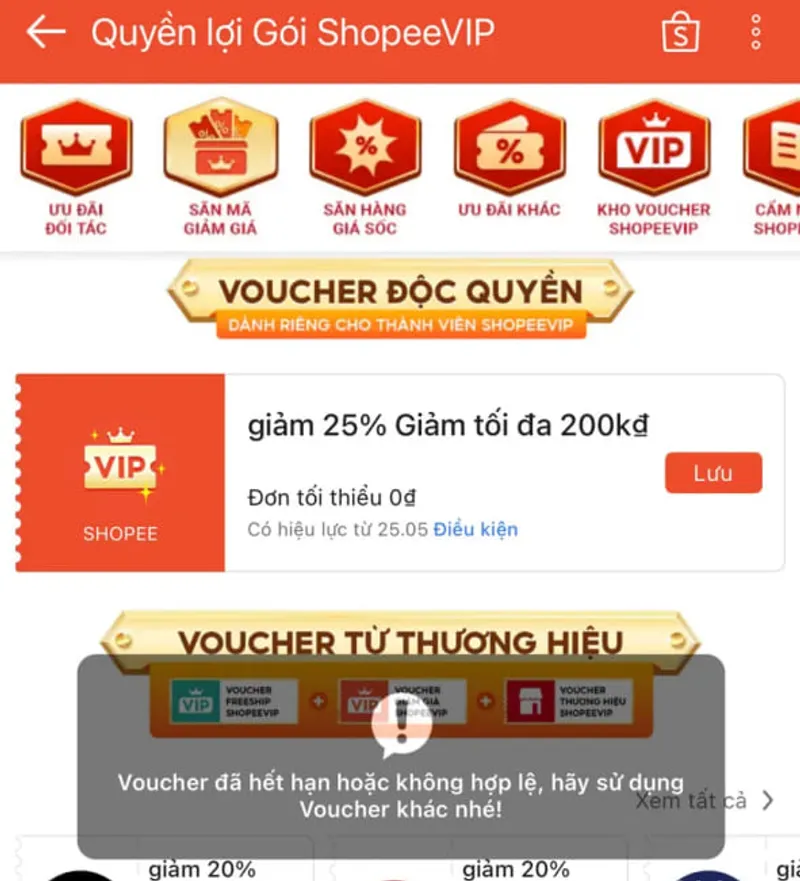 Sếp ko lưu được mã 25%?