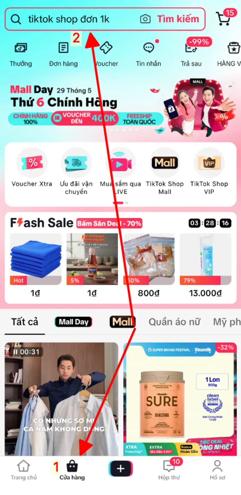 Mã Tiktok giảm 50% - 2