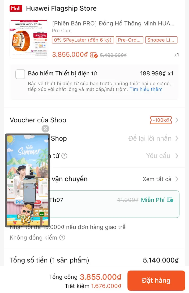 Huawei Fit 5 vẫn còn giá 2TR3 - 2