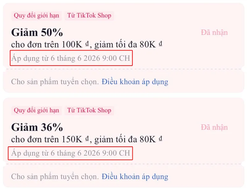 GẤP - Lưu mã Tiktok giảm 50%