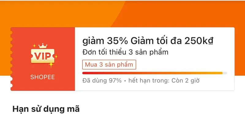 12h30 có thể back mã 35% 🔥 ➡️ List áp dụng mã 35% tham khảo từ Shopee cho sếp > https://shp.ee/hx38...