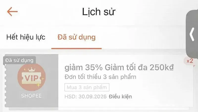 Sếp đã săn đủ 2 mã 35% thì nghỉ ngơi tối bào mã VIP 50% Còn sếp nào chưa săn được thì canh 13H30, mã...
