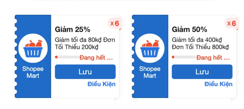 0H có thể lên mới mã 50% Shopee Mart. Sếp lên đơn chuẩn bị trước kẻo bị đánh úp bất ngờ👇 👉 Canh ba...