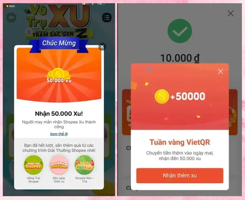 Ngày mới, cơ hội mới dành cho tất cả mọi người nè. Vào thử vận may nhận ngay 100k xu Shopee 👇 🎁 Mở...