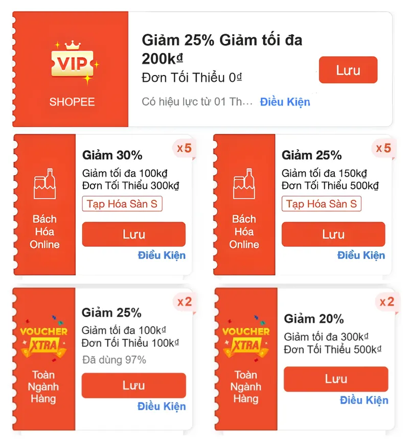 Khung 18H Shopee sẽ back lại loạt mã 30%, 25%,..áp gần toàn sàn. Lên đơn chuẩn bị liền 👇 📆Nô Tì đã...