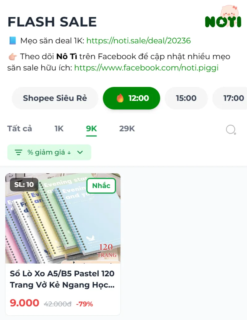 Toang rồi, deal 9K đâu hết rồi 🙊 Nay shopee cắt tới deal flashsale luôn rồi, vào xem deal deal 9K c...