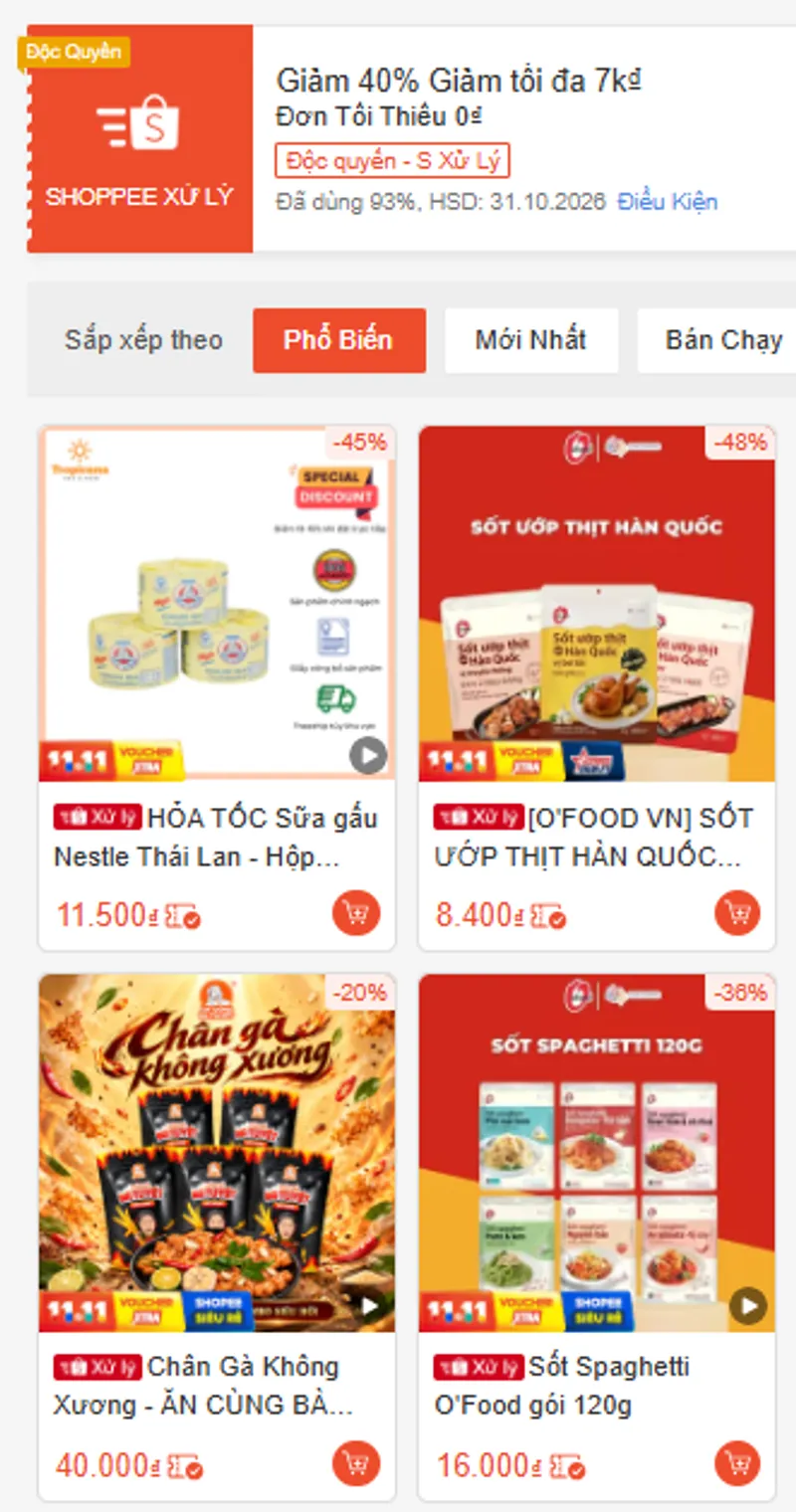 💥Húp x10 mã giảm 40% tối đa 7K sẵn ví ngon nè Sếp. Nô Tì gợi ý list deal ngon áp được mã nè. Húp lẹ...