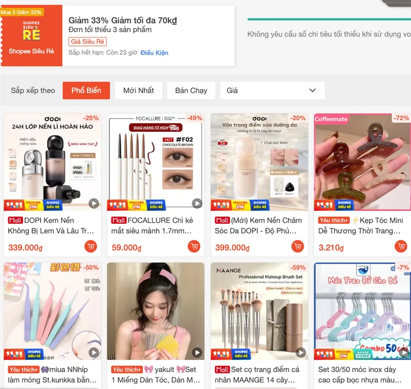 Top 1 mã ngon ở thời điểm hiện tại cực dễ săn không phải tranh giành! Vậy mà không bào thì đợi Shope...