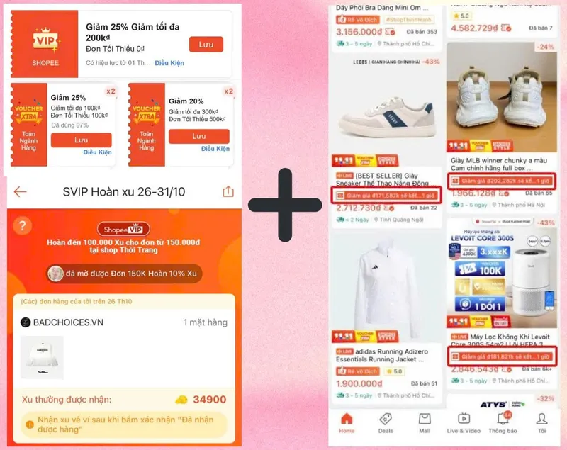 💥 Shopee đang lọc khá nhiều shop được ưu đãi hoàn xu 10% thời trang! Mọi người bào shop thời trang ...
