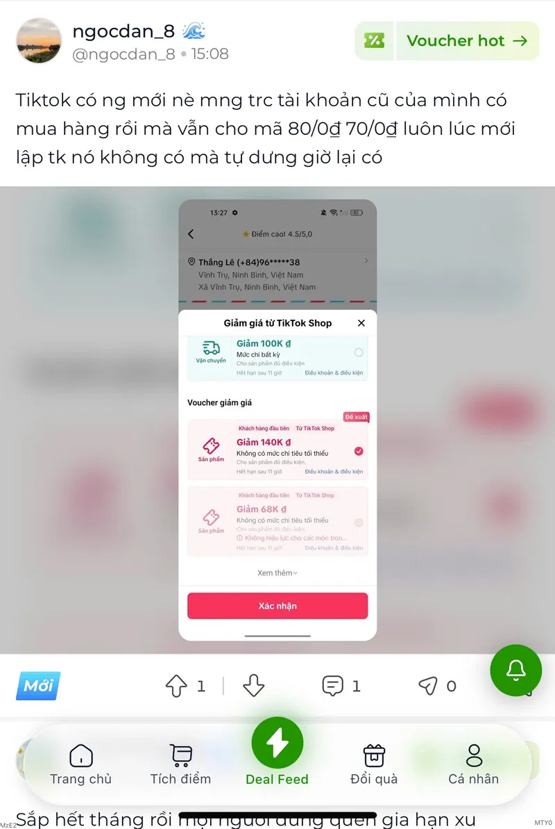💢 Tiktok shop tặng mã người mới 140K đơn 0Đ luôn kìa Sếp - Cảm ơn Sếp ngọcdan_8 đã chia sẻ Mang hết...