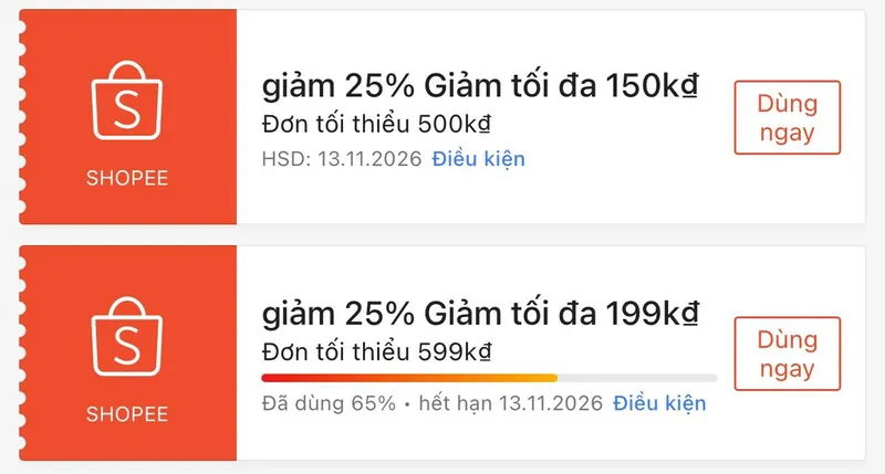 Thêm mã Shopee 25% mới Sếp ơi! Mã nhập tay áp gần toàn sàn luôn SHOPEEUPRIZE1111 giảm 25% tối đa 150...