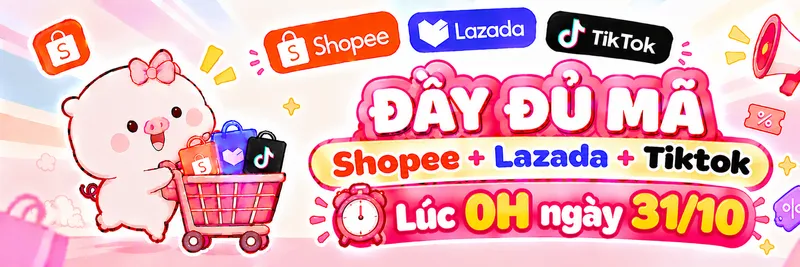 💢 0H shopee thêm lượt loạt mã 50%, 30% và mã 25% áp gần toàn sàn. Lên đơn săn thôi nào Sếp! 🅰️ MÃ ...