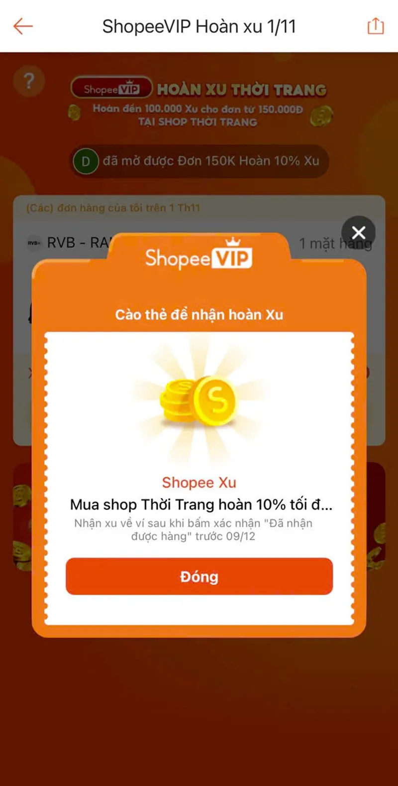 Tin mừng! Tháng 11 vẫn có hoàn xu thời trang 10% các Sếp ơi 👇 Nên là cứ mạnh tay chốt đơn thời tran...