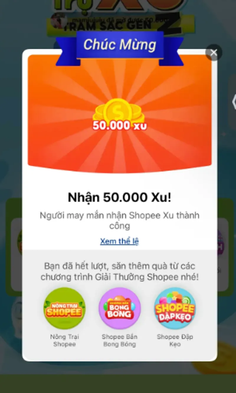 Thử vận may mở hộp quà Shopee lụm 50 xu bù cho việc săn tạch mã nè Sếp ơi 🎁 Mở hộp quà Vũ trụ GenZ ...