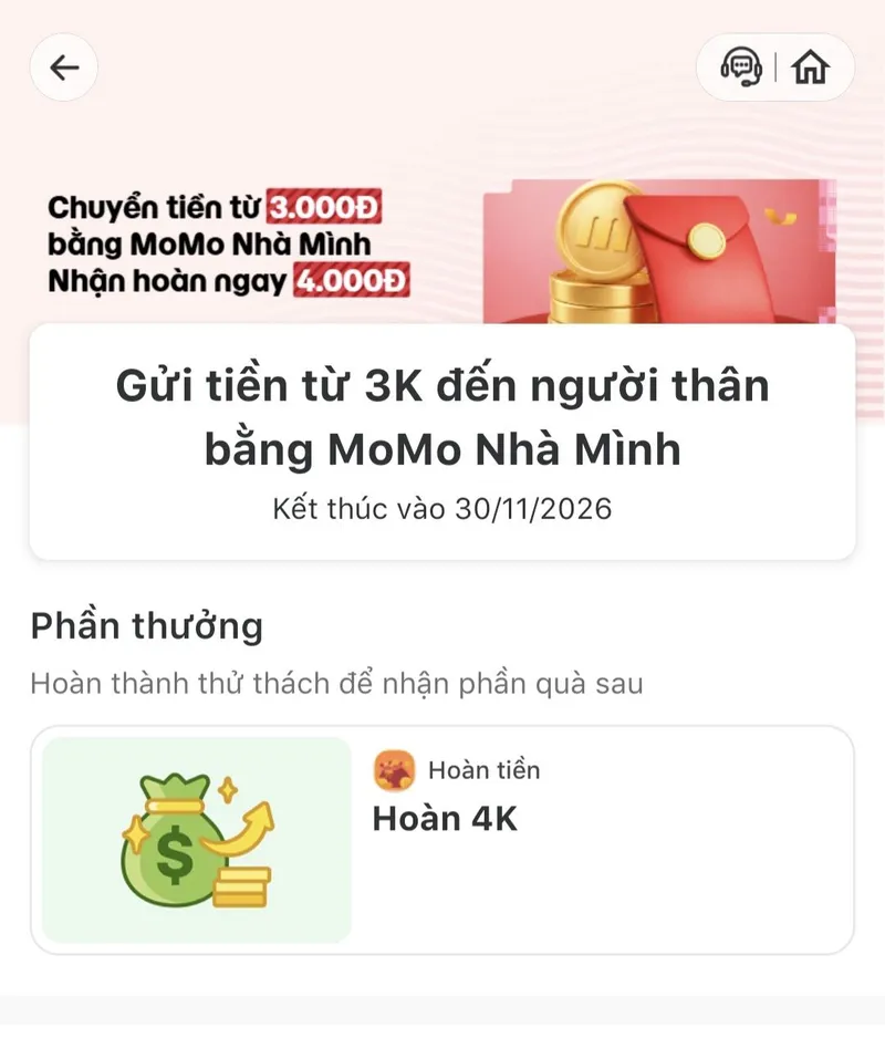 📢 Gửi 3k đến người thân bằng MOMO nhà mình nhận hoàn tiền ngay 4k - Nhanh nhanh bà con ơi 🍃 Cách n...