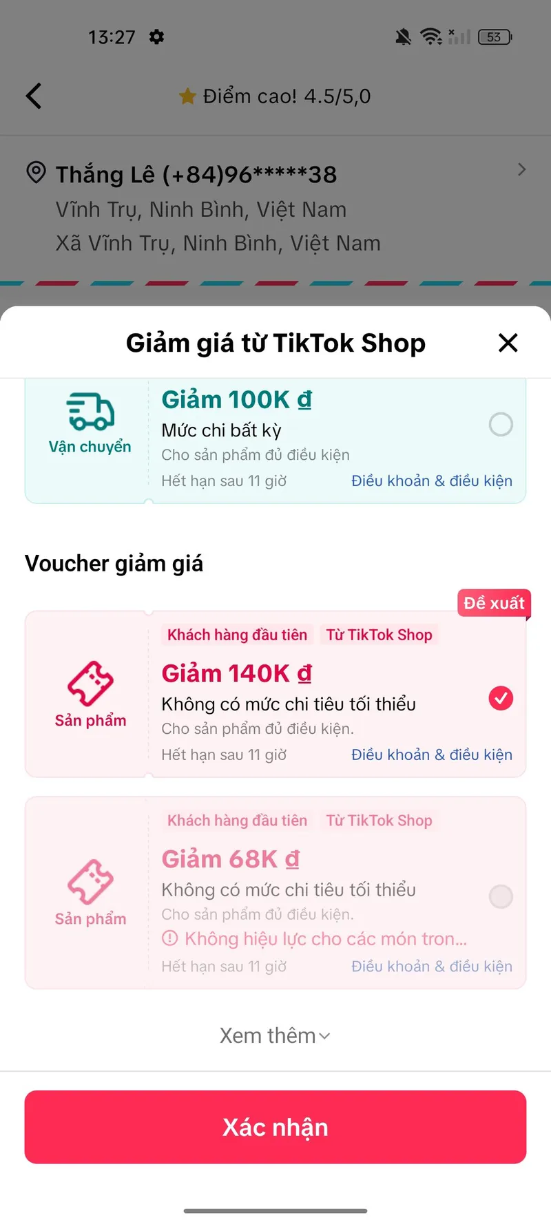 Tiktok có ng mới nè mng trc tài khoản cũ của mình có mua hàng rồi mà vẫn cho mã 80/0₫ 70/0₫ luôn lúc...