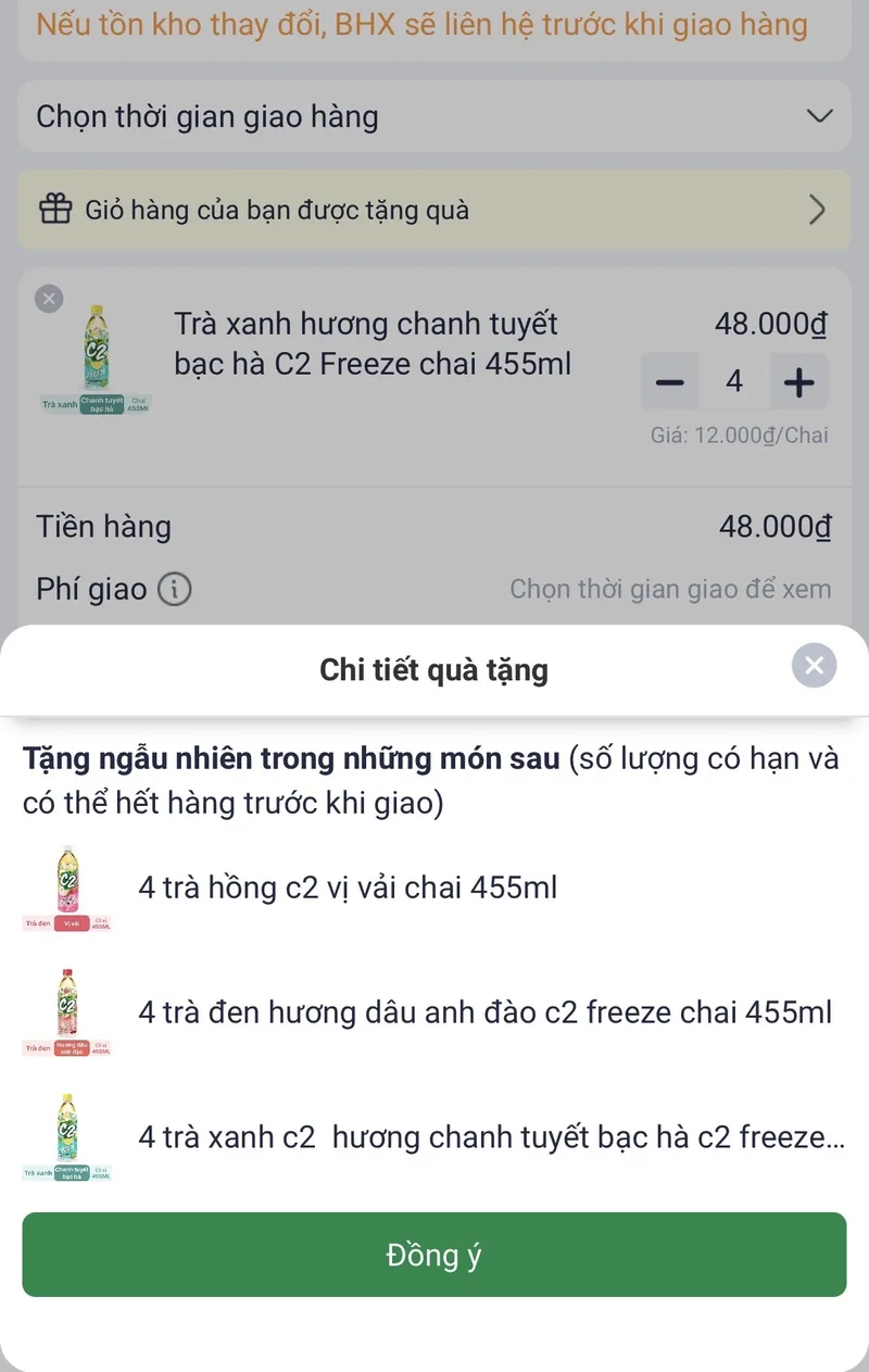 M.n vô check BHX có ctr mua C2 mua 4 tính 2 nè, mà mình bỏ giỏ hàng thì thấy mua 2 tặng 2, mua 4 tặn... - 3