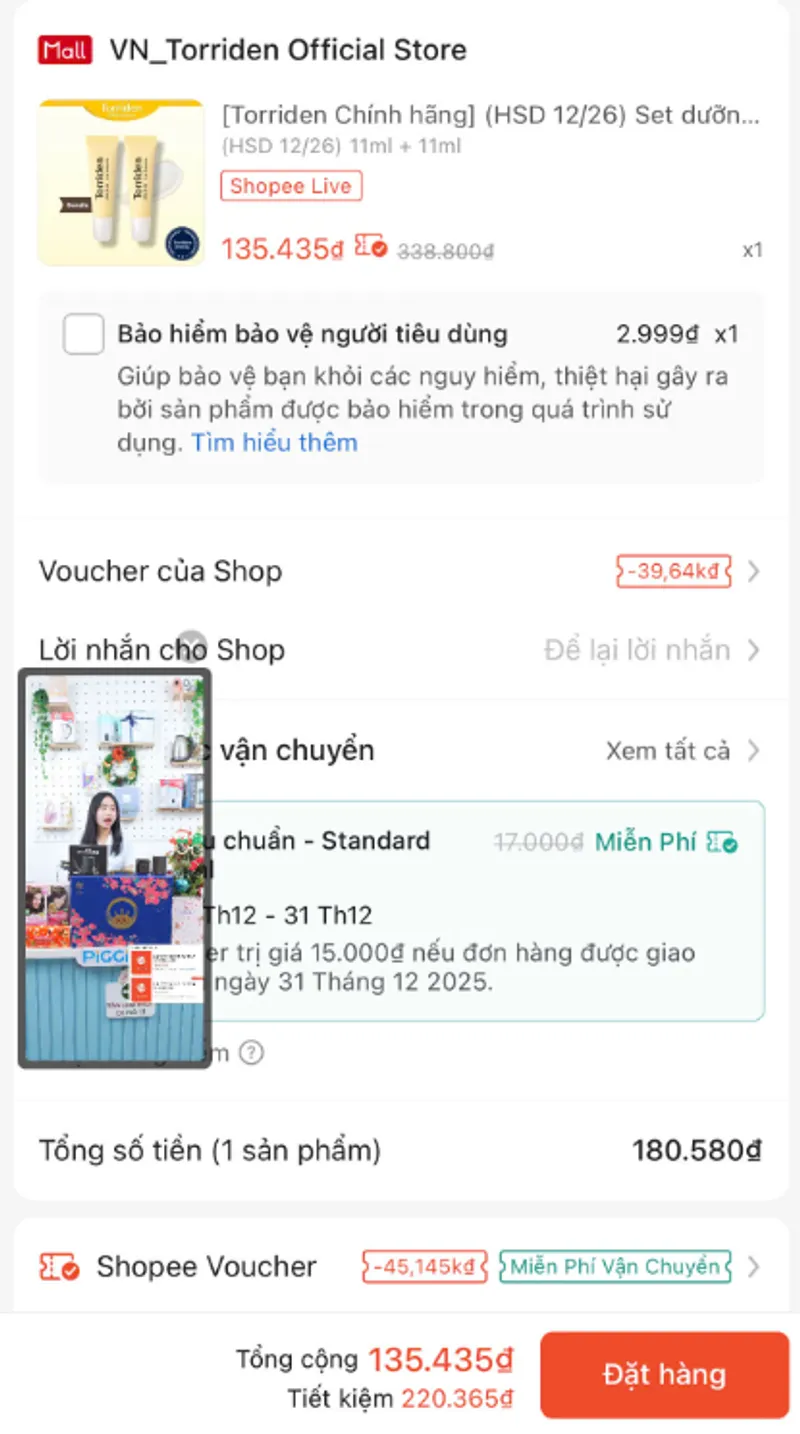Son dưỡng áp mã 33% giá - 2