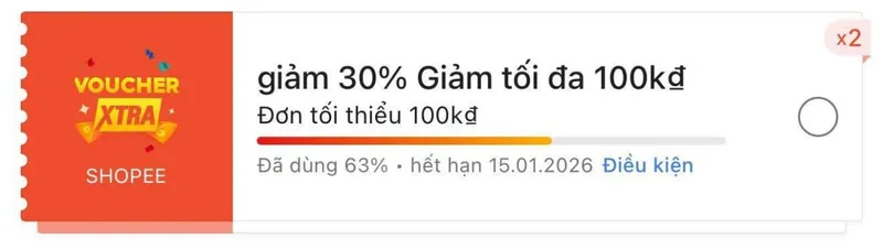 Đã back mã 30% Xtra