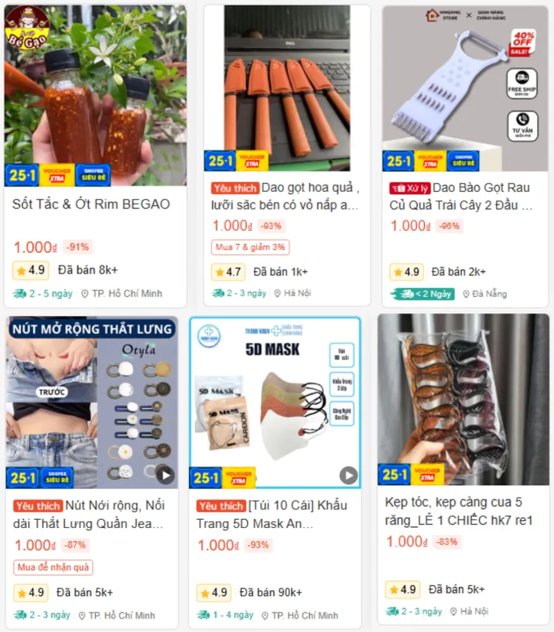 🔥HOT - List đồng giá 1K (MỚI) - 2