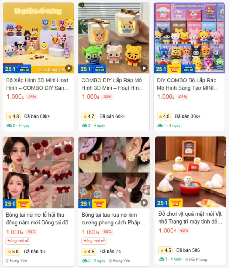 🔥HOT - List đồng giá 1K (MỚI) - 3