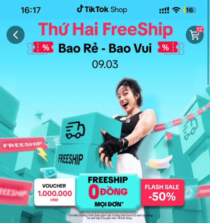 Đơn Tiktok Freeship 0Đ