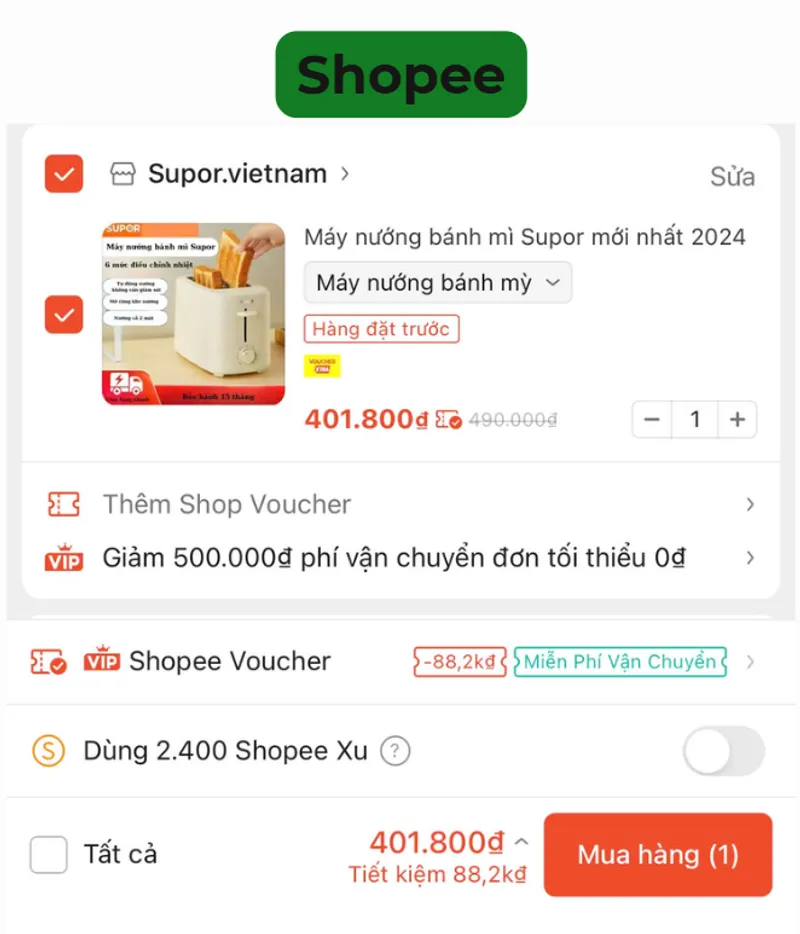 Máy nướng bánh mì 174K - 2