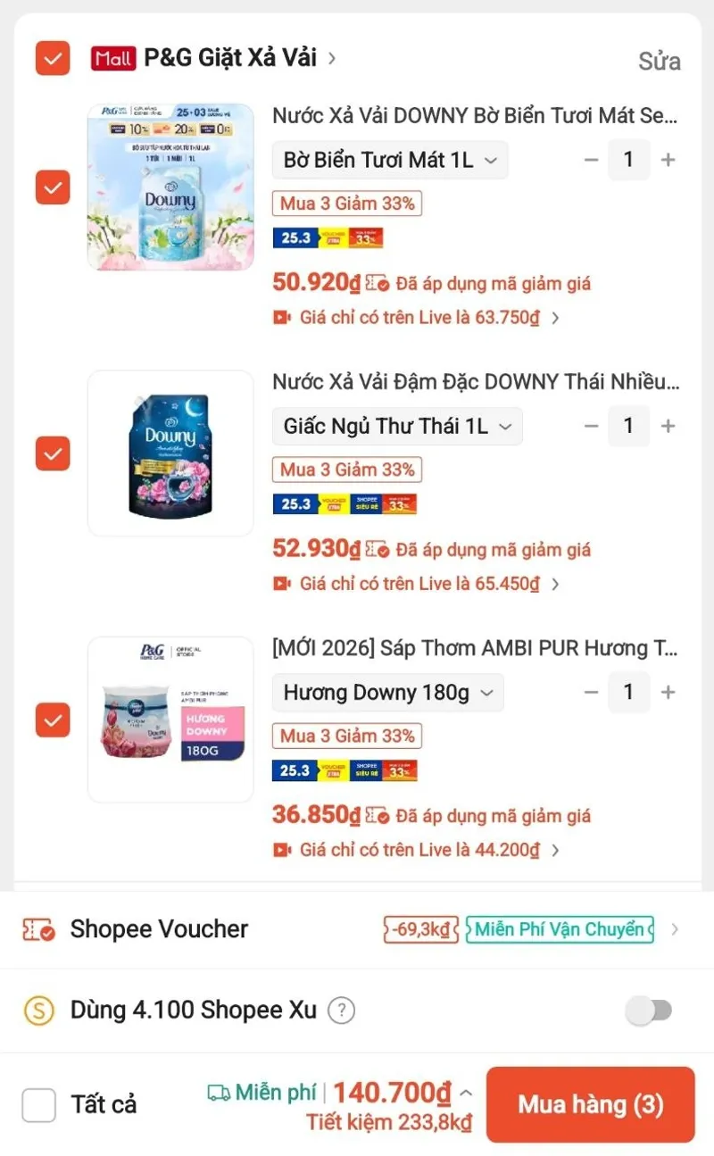 ⚡️Chốt sạch Shopee với mã 33%