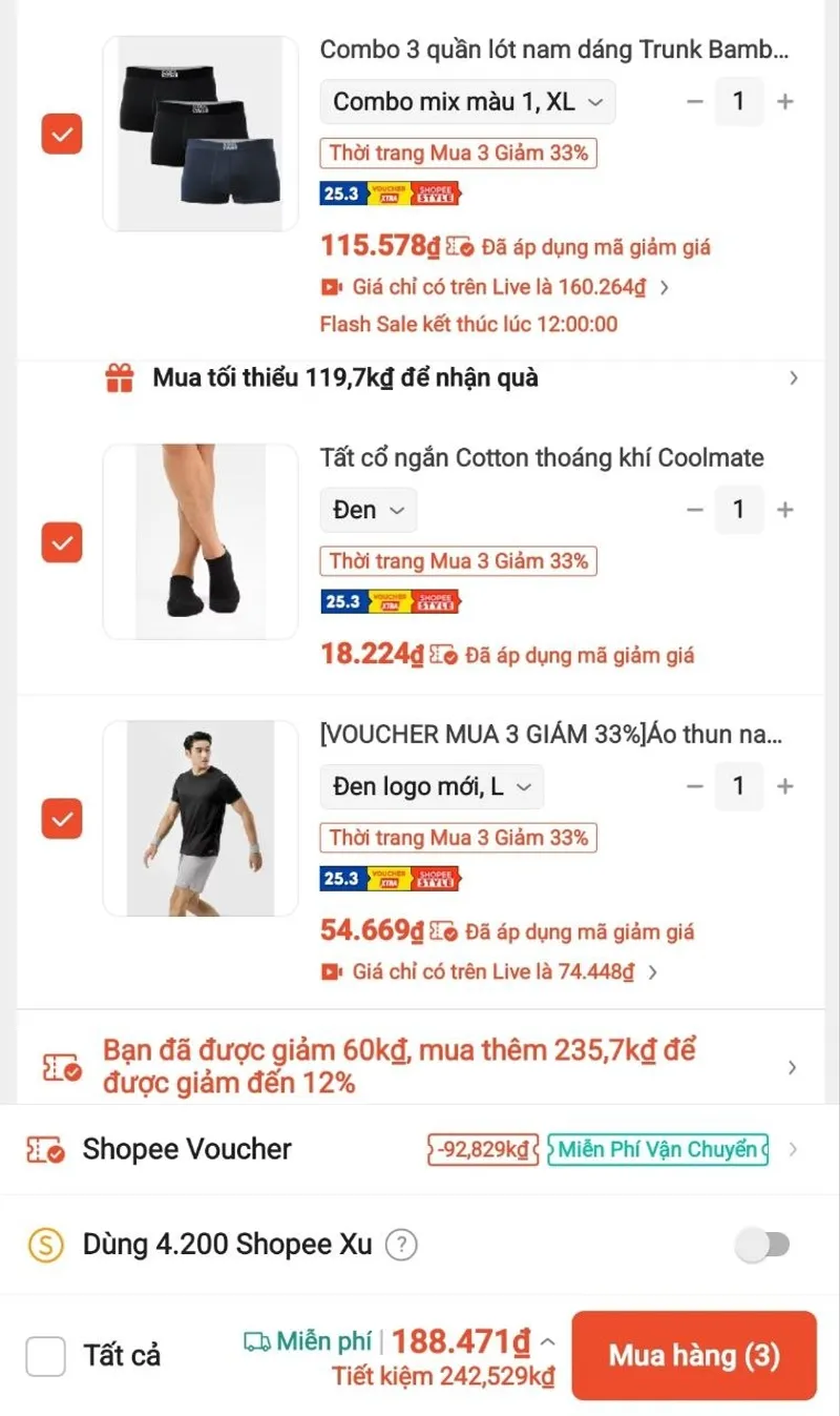 COOLMATE giảm 53% luôn kìa!