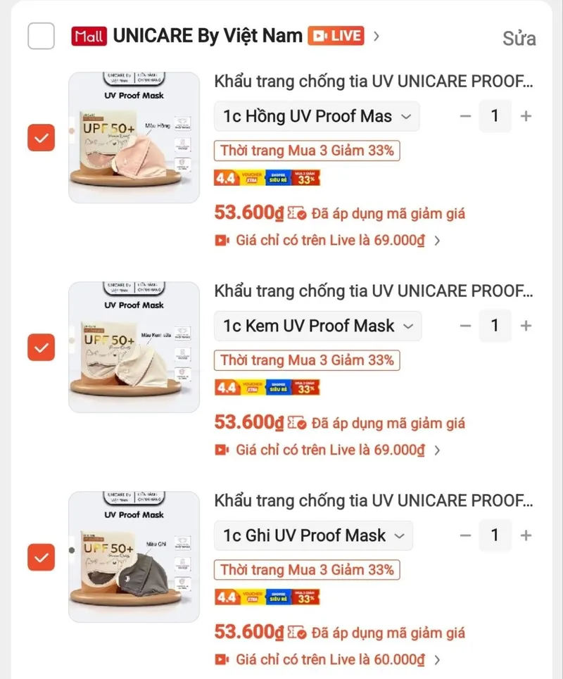 ☀️Sắm đồ chống nắng -33%