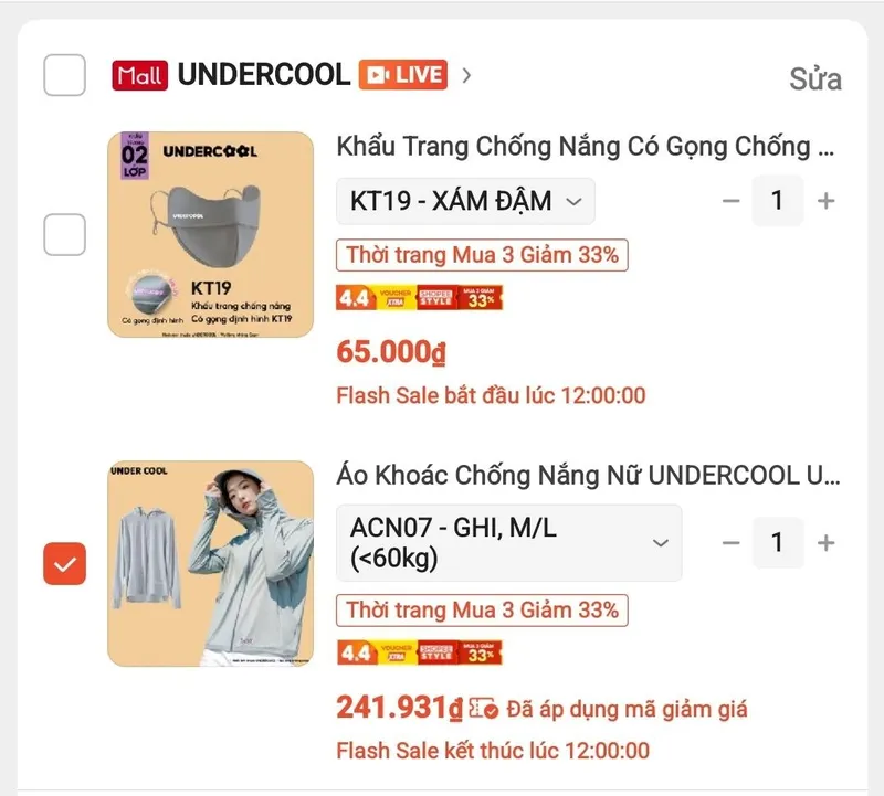 ☀️Sắm đồ chống nắng -33% - 2