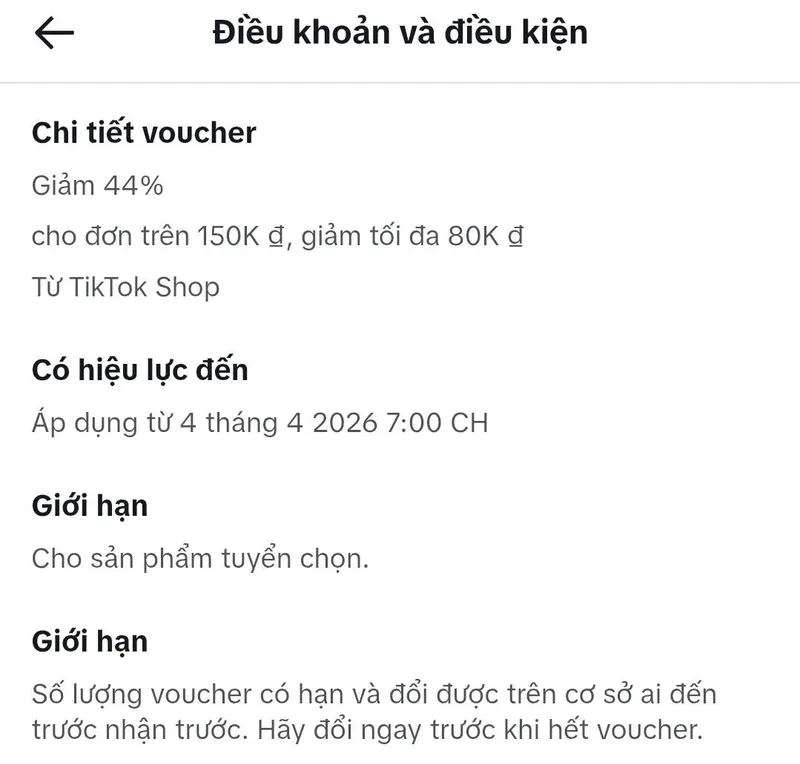 🔥Mã 44% TikTok kìa! - 2