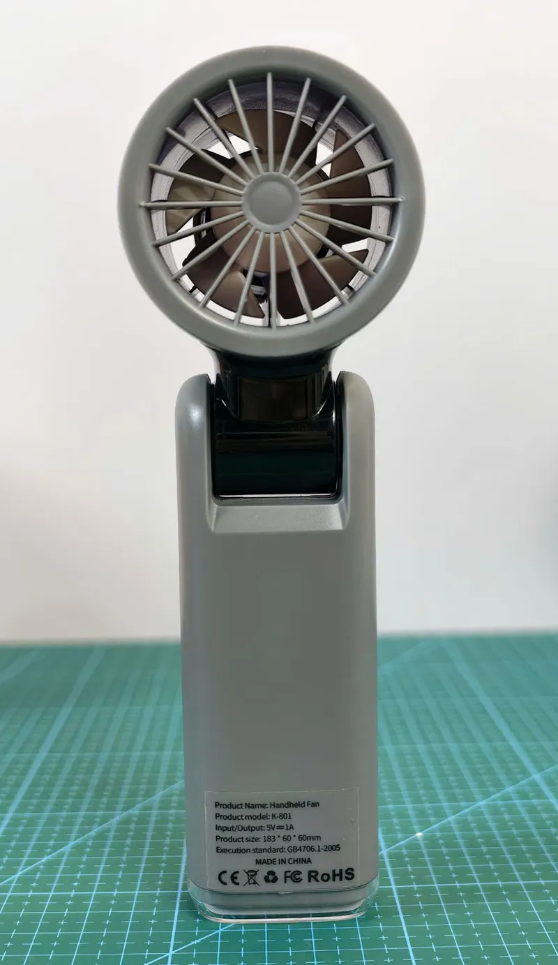 Review Quạt cầm tay K801 - 3