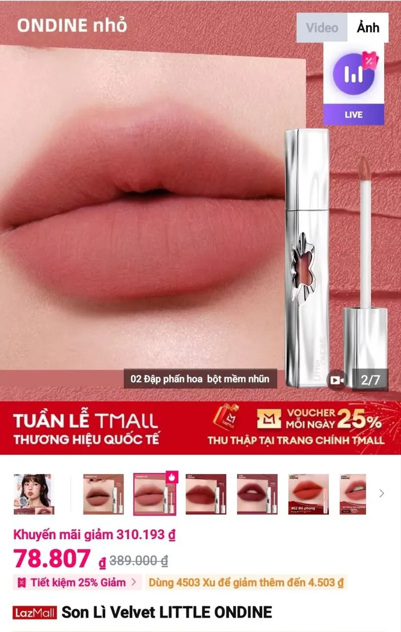 Đồ makeup giảm tận 72%